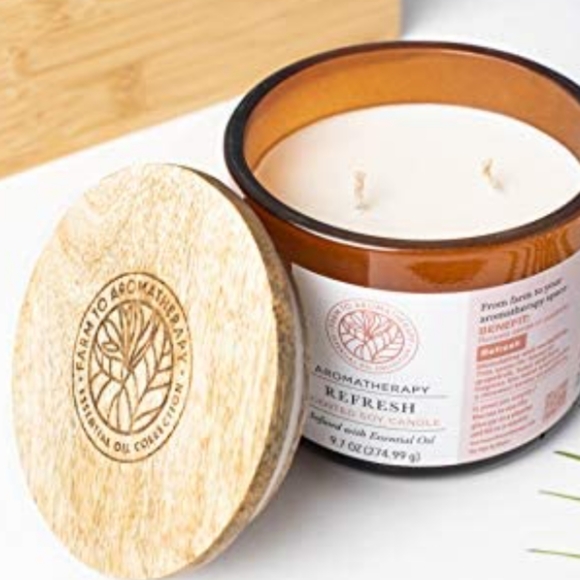 Farm to Aromatherapy Other - Farm To Aromatherapy Refresh Candle